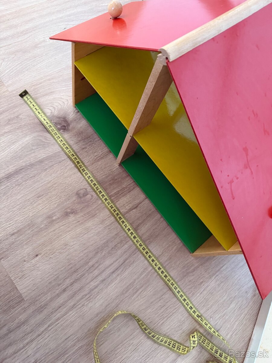 Retro drevený domček Tofa - 12