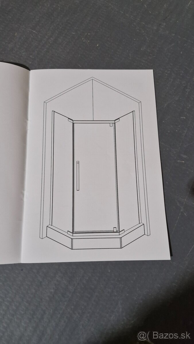 AKCIA - SPRCHOVÝ KÚT 90x90x190 - 12