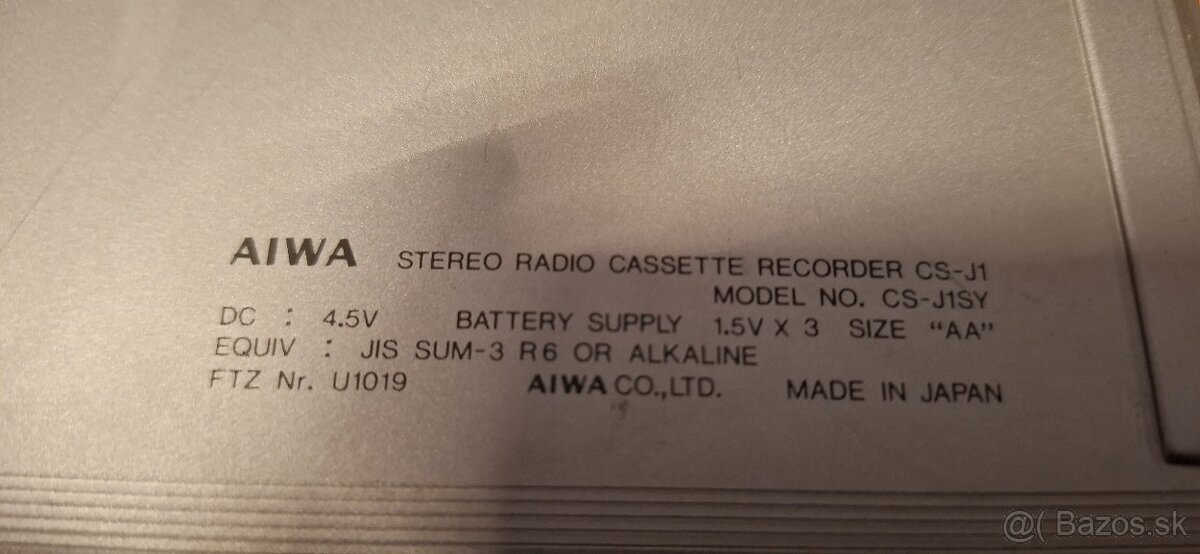 Predám walkman Sony, Aiwa a Siemens - 12