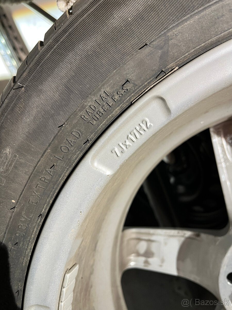 Predám koleso 225/50/R17 na disku 7Jx17H2 - 12
