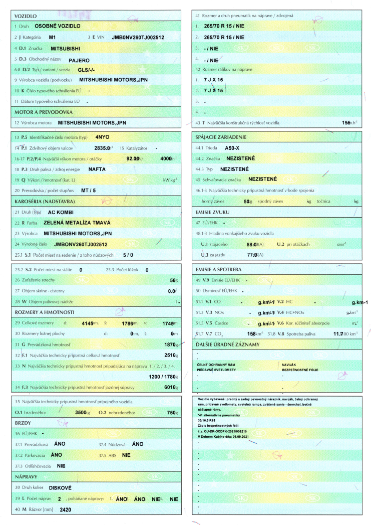 Predám Mitsubishi Pajero 2.8 - 12