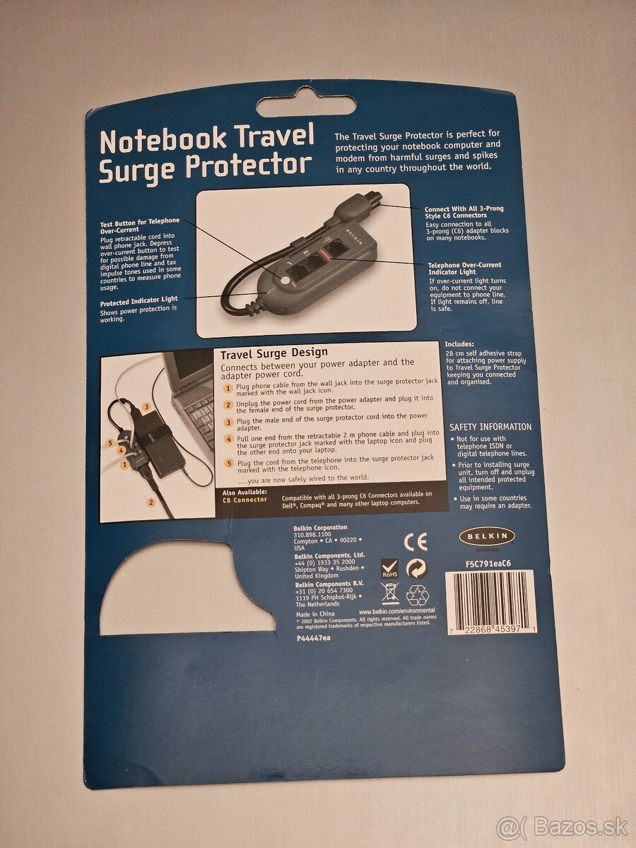 Lenovo IdeaPad 15,6"- 8GB RAM, 512GB SSD+Belkin prepäťovka - 12