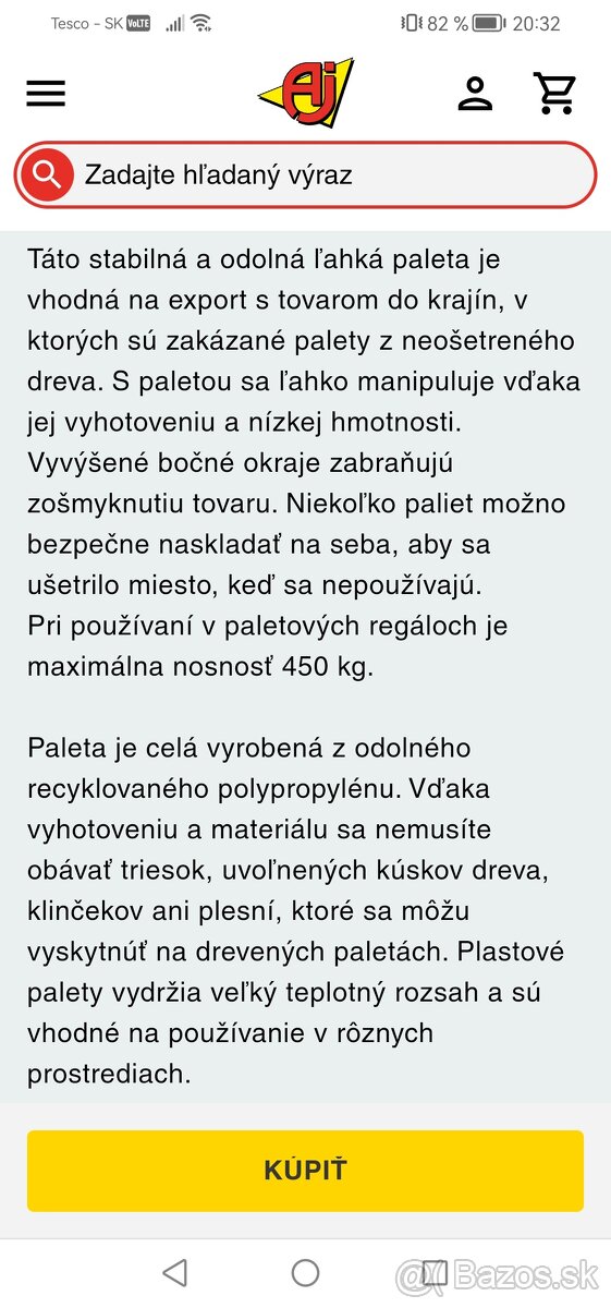 Predám plastovú paletu.... - 12