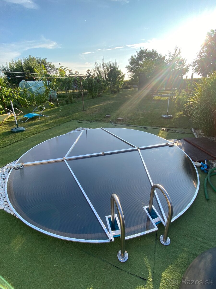 Zastrešenie bazéna 3,8m 4,2m 4,8m 7,2x3,3m prekrytie bazéna - 12