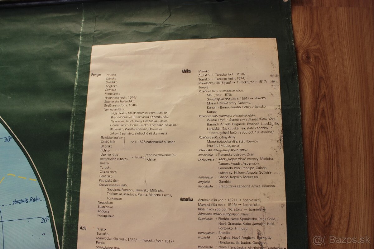 Mapa mapy 60 - 90 roky - 12