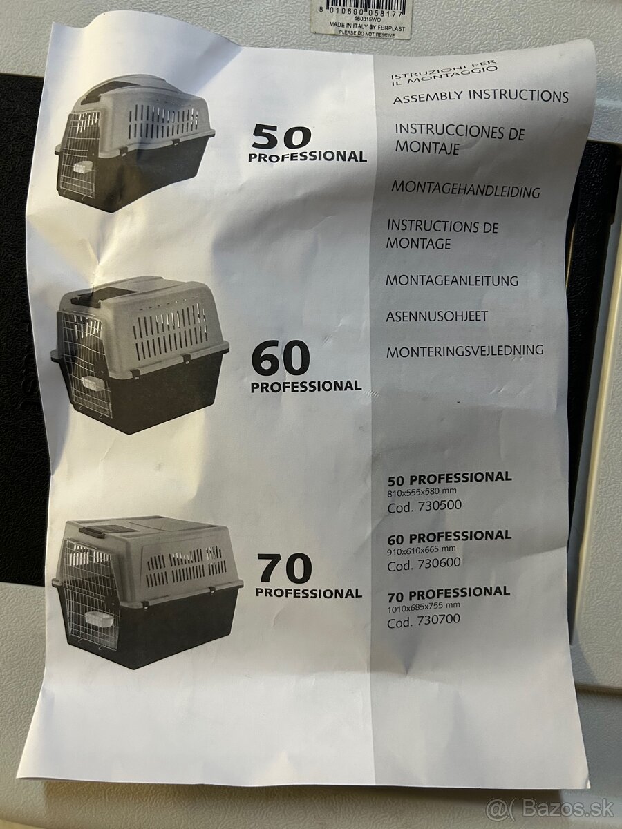 Prepravny box Ferplast Atlas 50 - 12