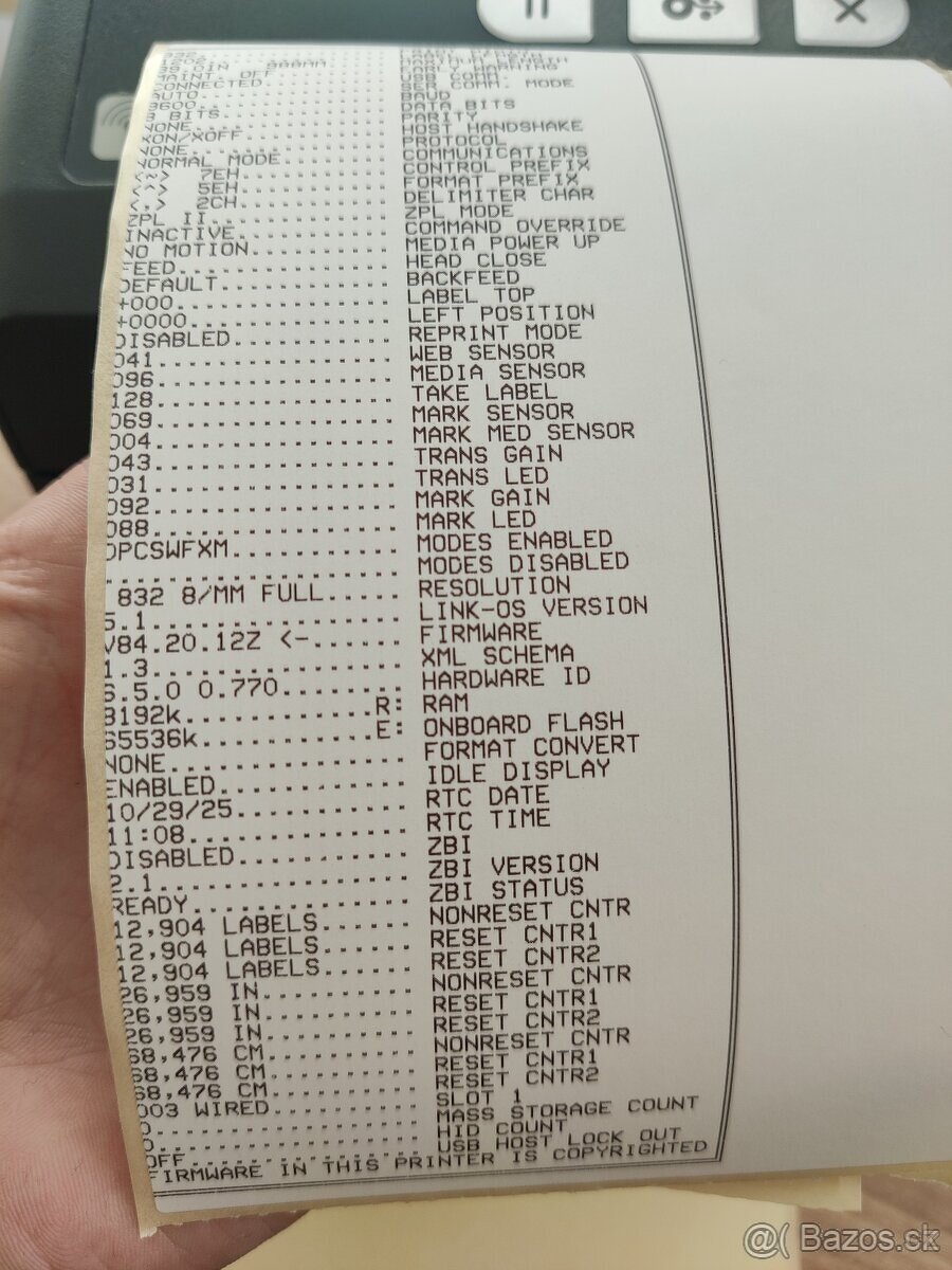 Tlačiareň etikiet Zebra ZD420 ZD 420 DT 203dpi Bluetooth LAN - 12