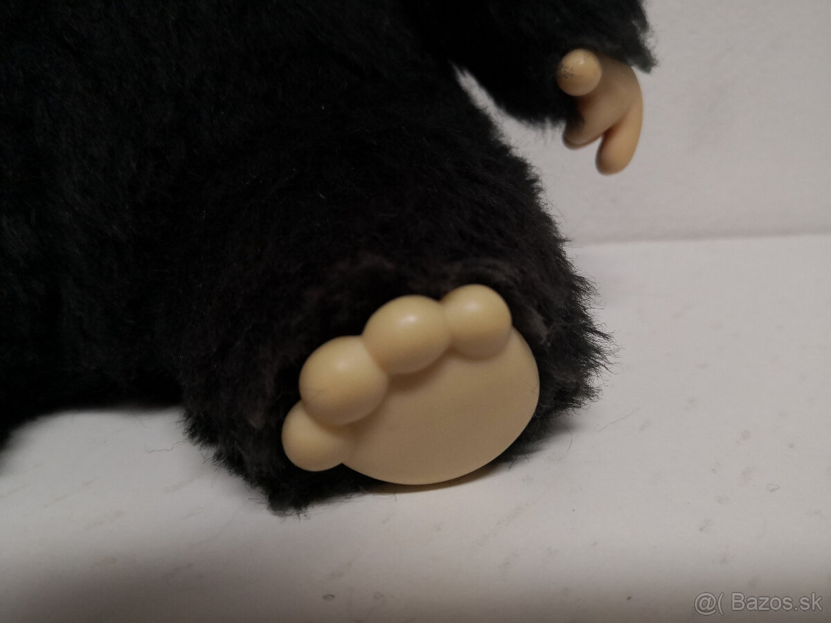 Retro mončiči XXL nyamy Felina čierna 35cm - 12