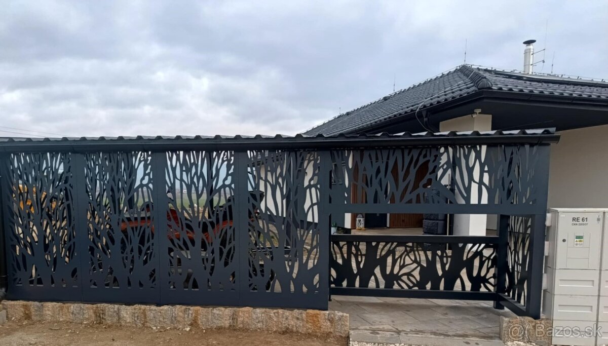 Hliníkové a železné Brány, Ploty, Zábradlia, Pergoly, - 12
