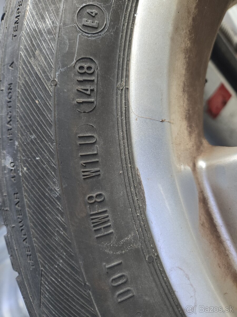 Hliníkové disky 4x98 + letné pneu 185/60r14 - 12