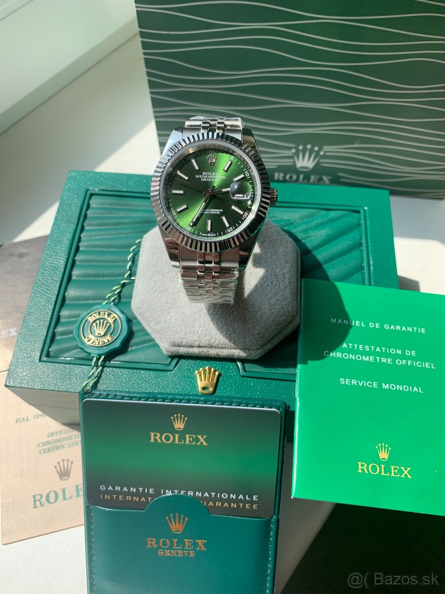 Rolex Datejust Zelené, Nové, 40mm - 12