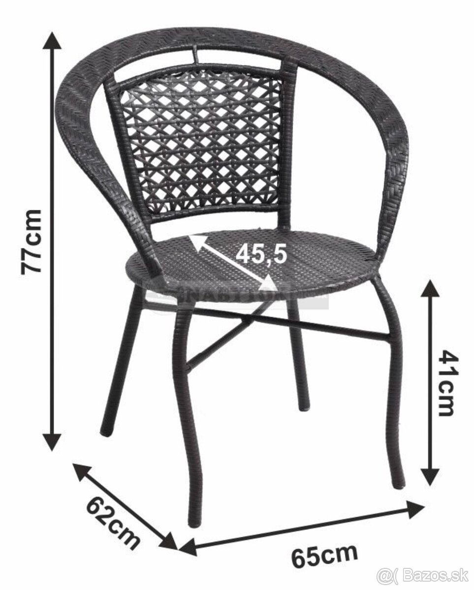 Záhradný set LASAN 1+4 - 12