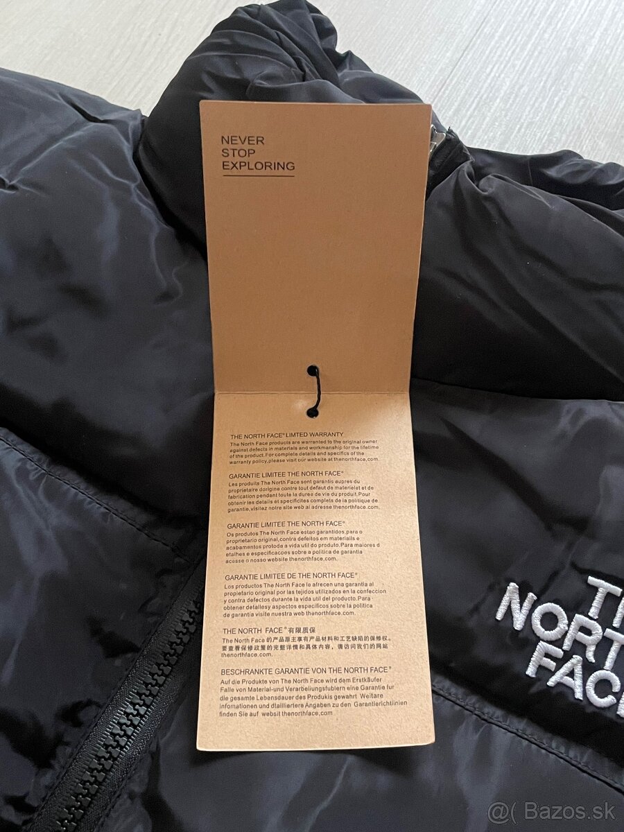The north face čierna zimná bunda - L - 12