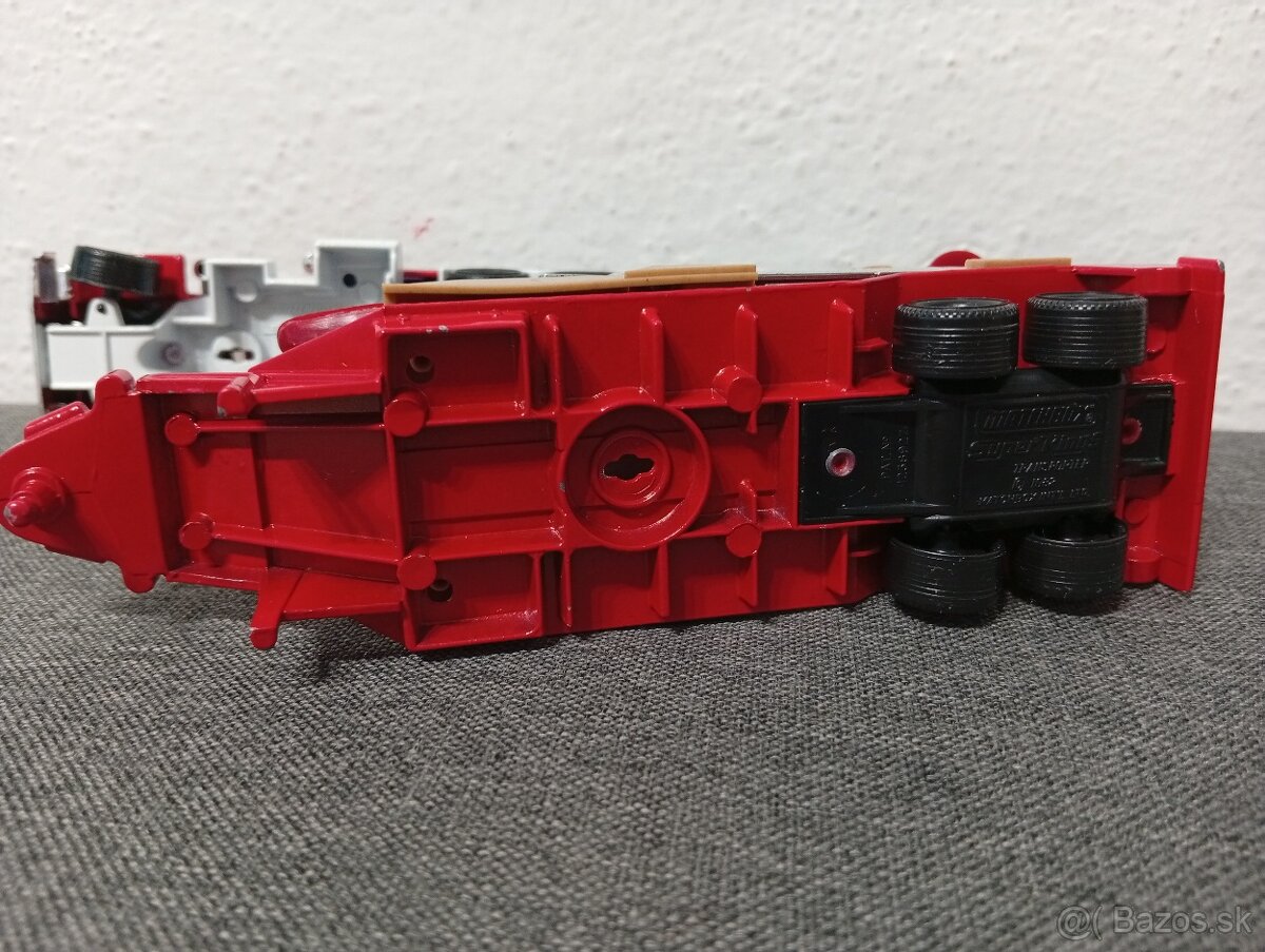 Matchbox Superkings K-134 Peterbilt Fire Plane Trans - 12