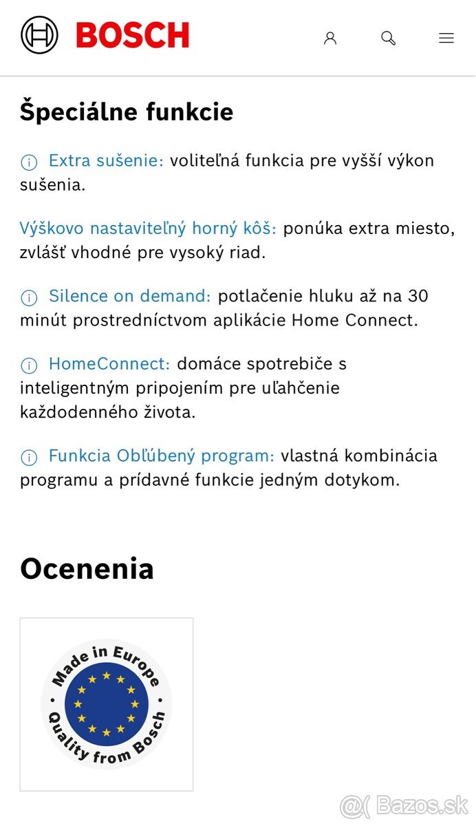 Predam BOSCH UMYVAČKU riadu - 12