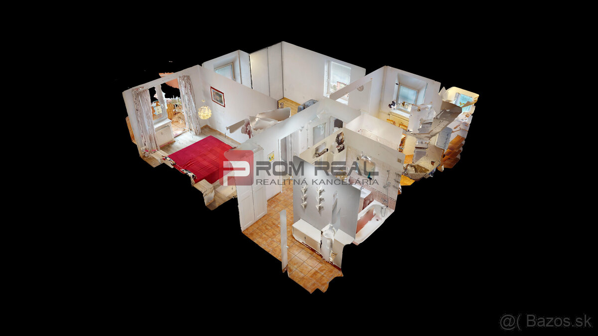 Na prenájom zariadený, svetlý 2 izbový byt s balkónom - 12