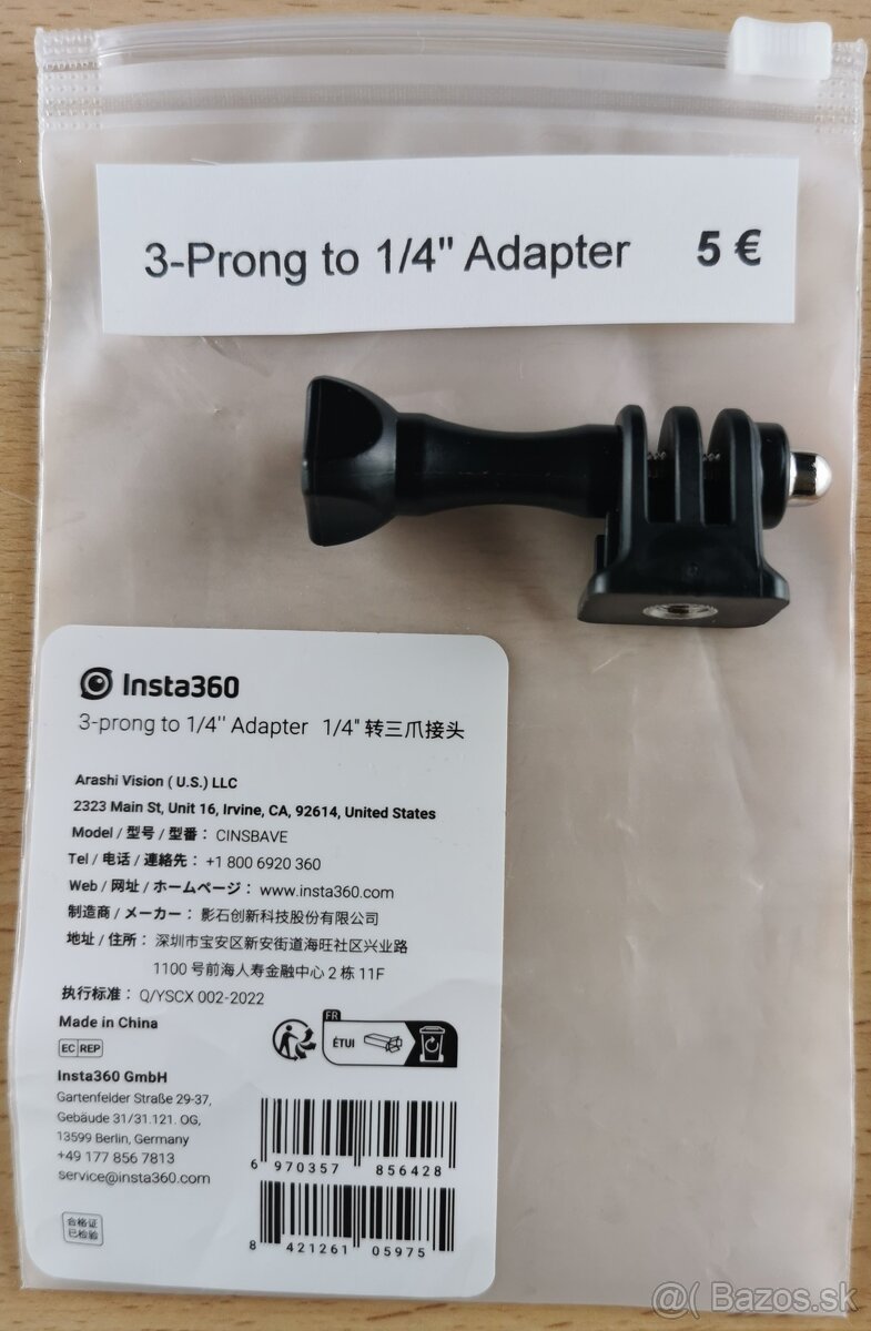 Predám príslušenstvo pre kameru Insta360 Ace Pro - 12