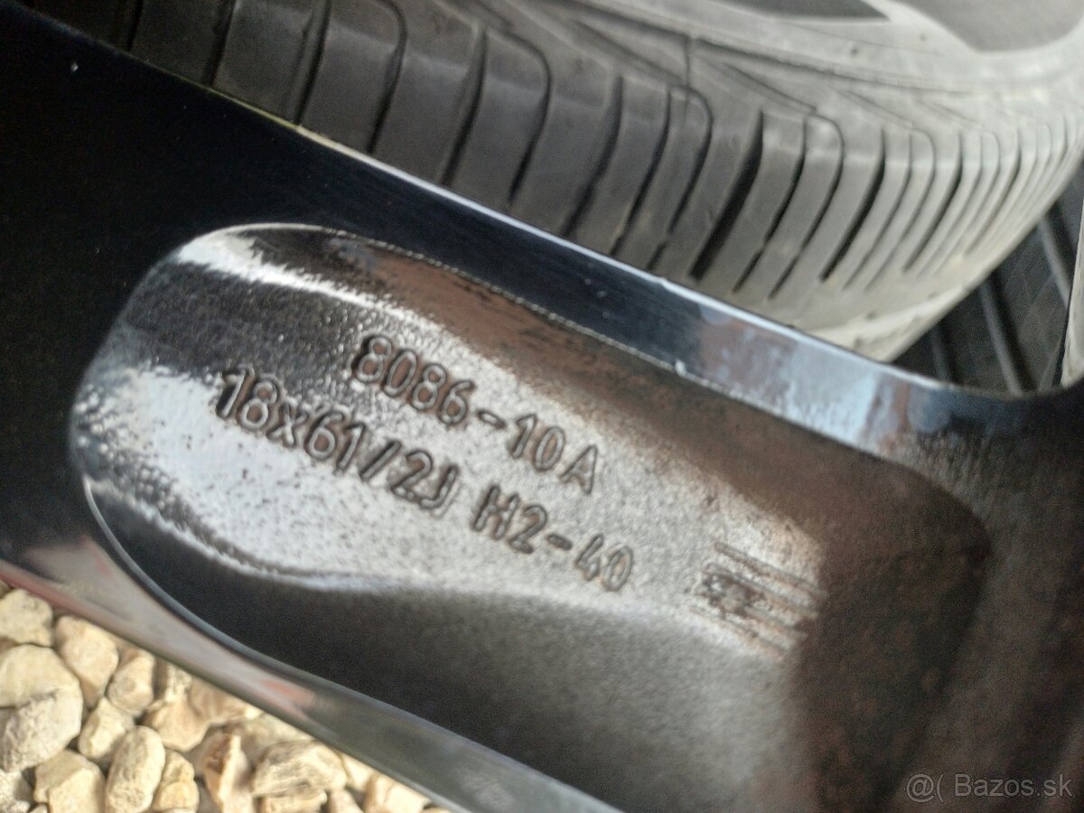 Orig. hliníkové disky Nissan R18, 5x114,3 - 12