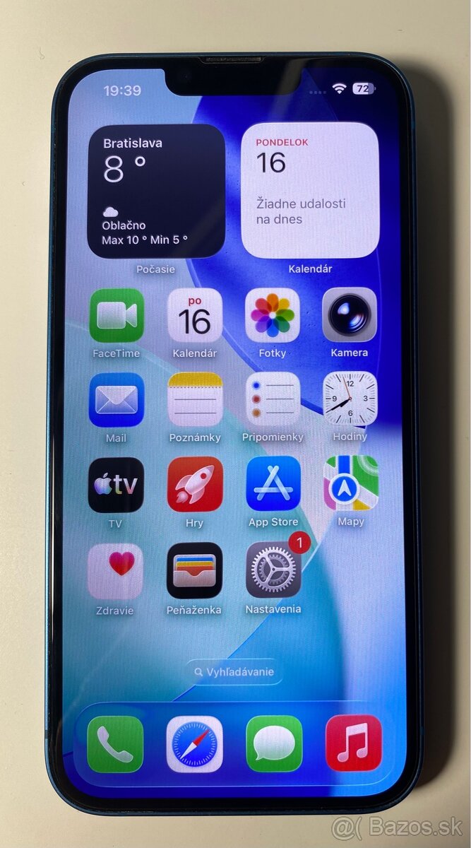 iPhone 13 modrý 128GB, TOP stav, komplet - 12