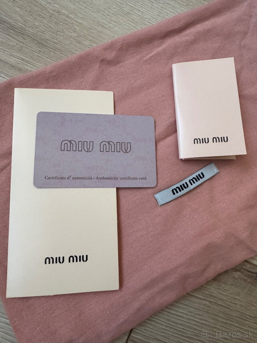 MiuMiu veľk.38 NOVÉ 1:1 - 12