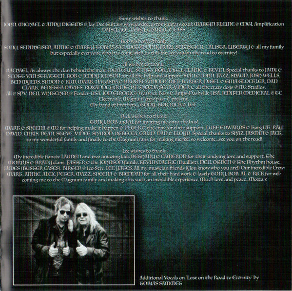 cd Magnum – Lost On The Road To Eternity 2018 - 12