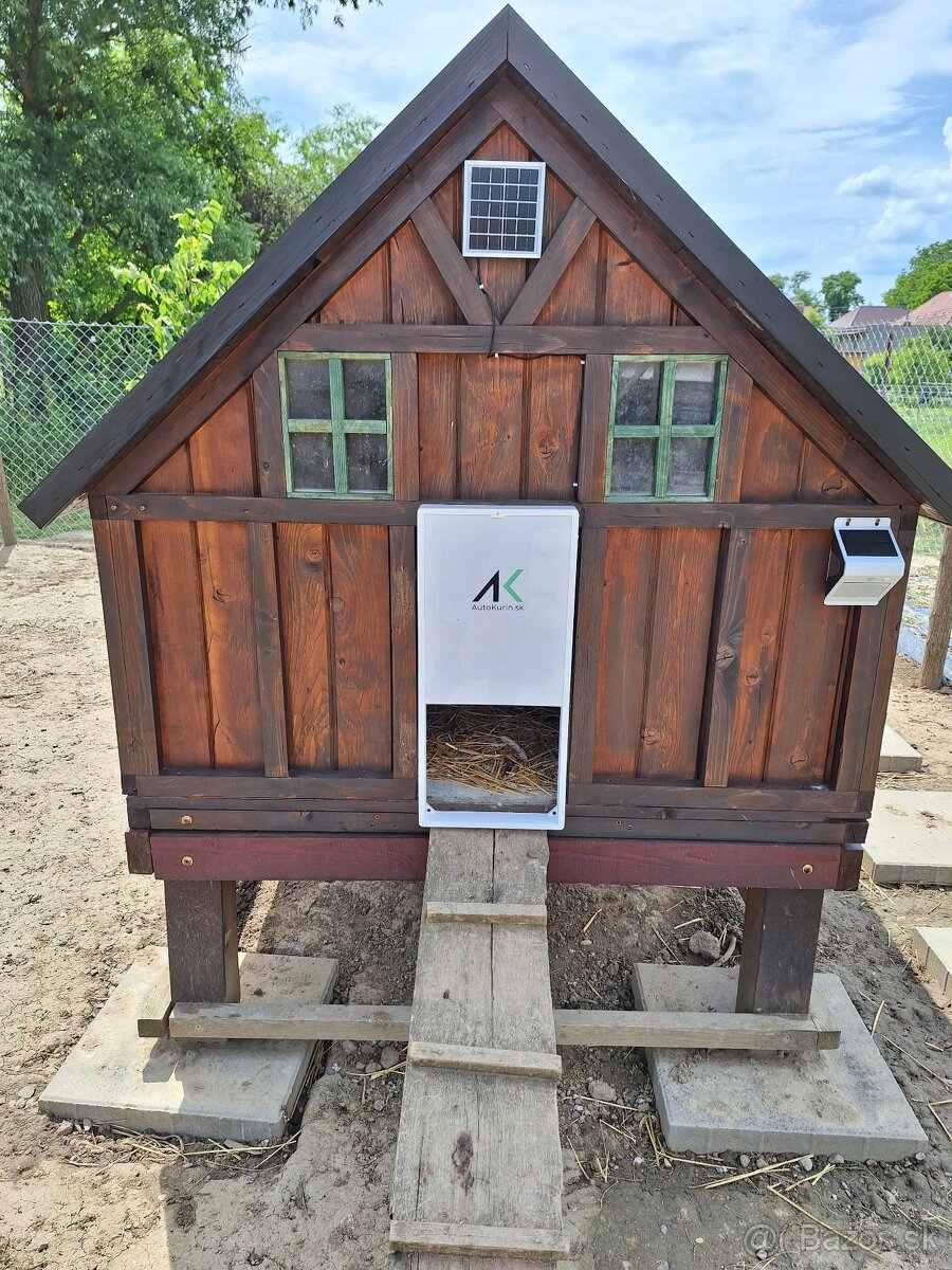 Automatické dvierka na kurín - domáca výroba - 12