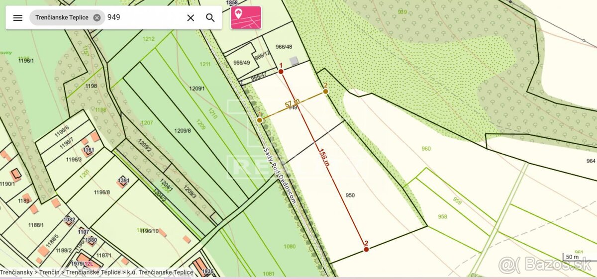 Stavebný pozemok - TRENČIANSKE TEPLICE - 12