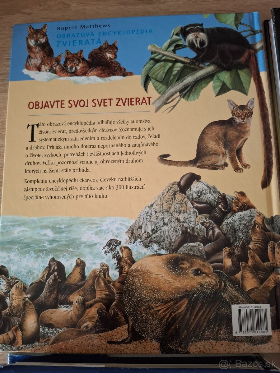 Knihy encyklopédie, zvieratá, slovník, kuchárske - 12