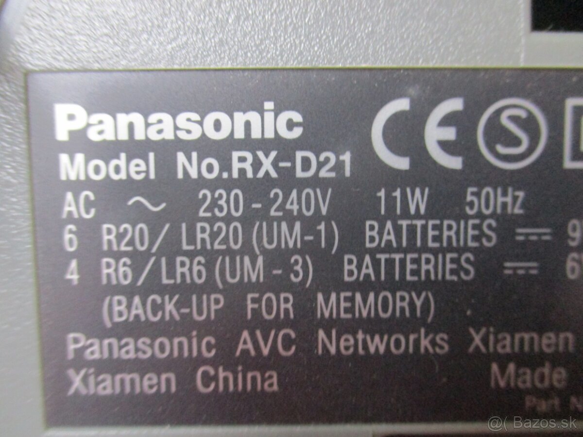 PANASONIC RX-D21 - 12