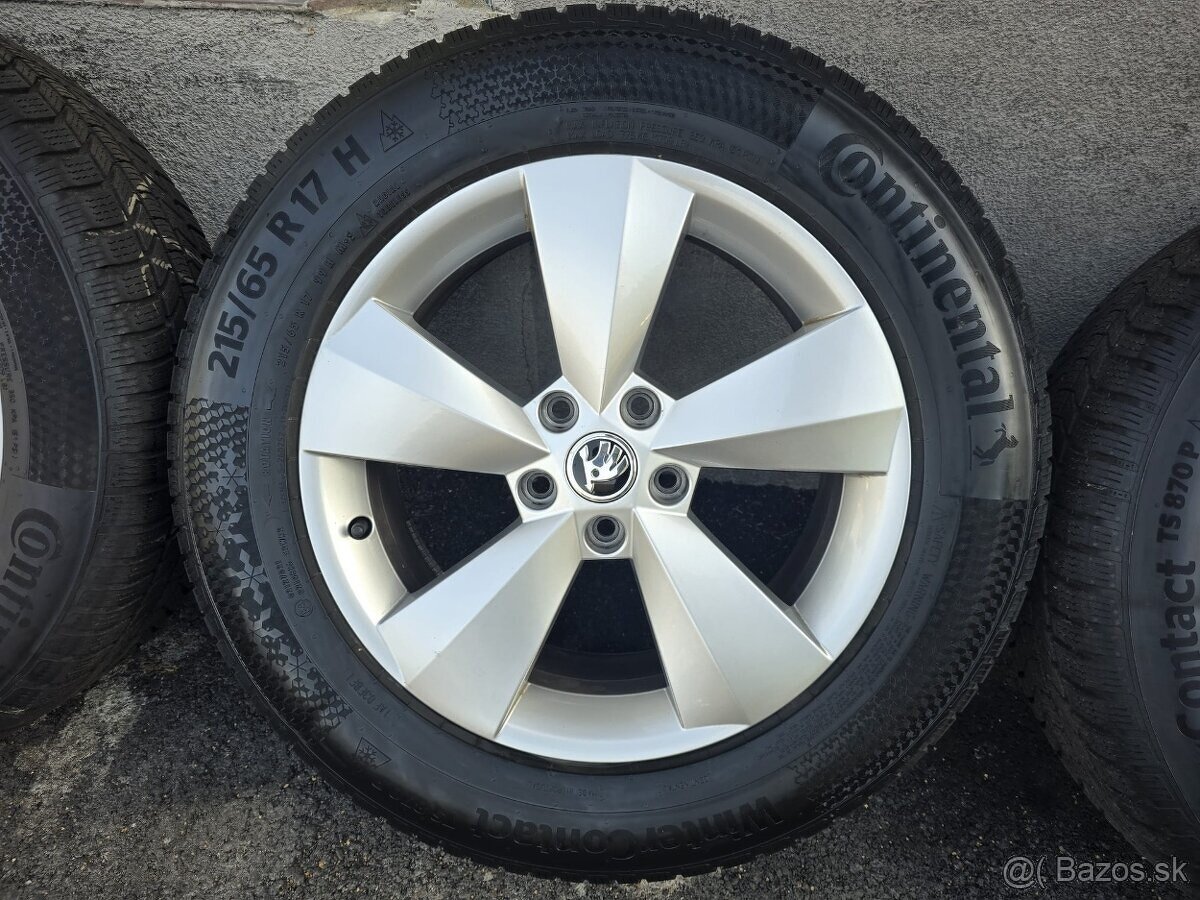 Zimne disky Skoda Kodiaq 5x112 r17 215/65 r17 - 12