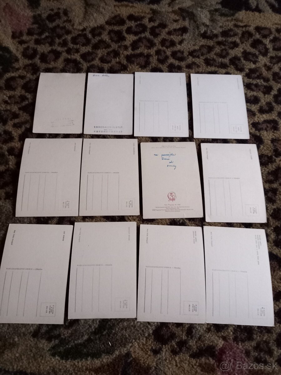 Retro pohľadnice hercov - 12