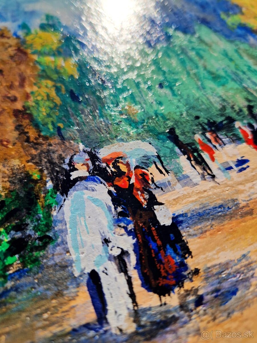 DIMITRI POLAK (ručne podpísané) (Serigrafia) impressionizmus - 12