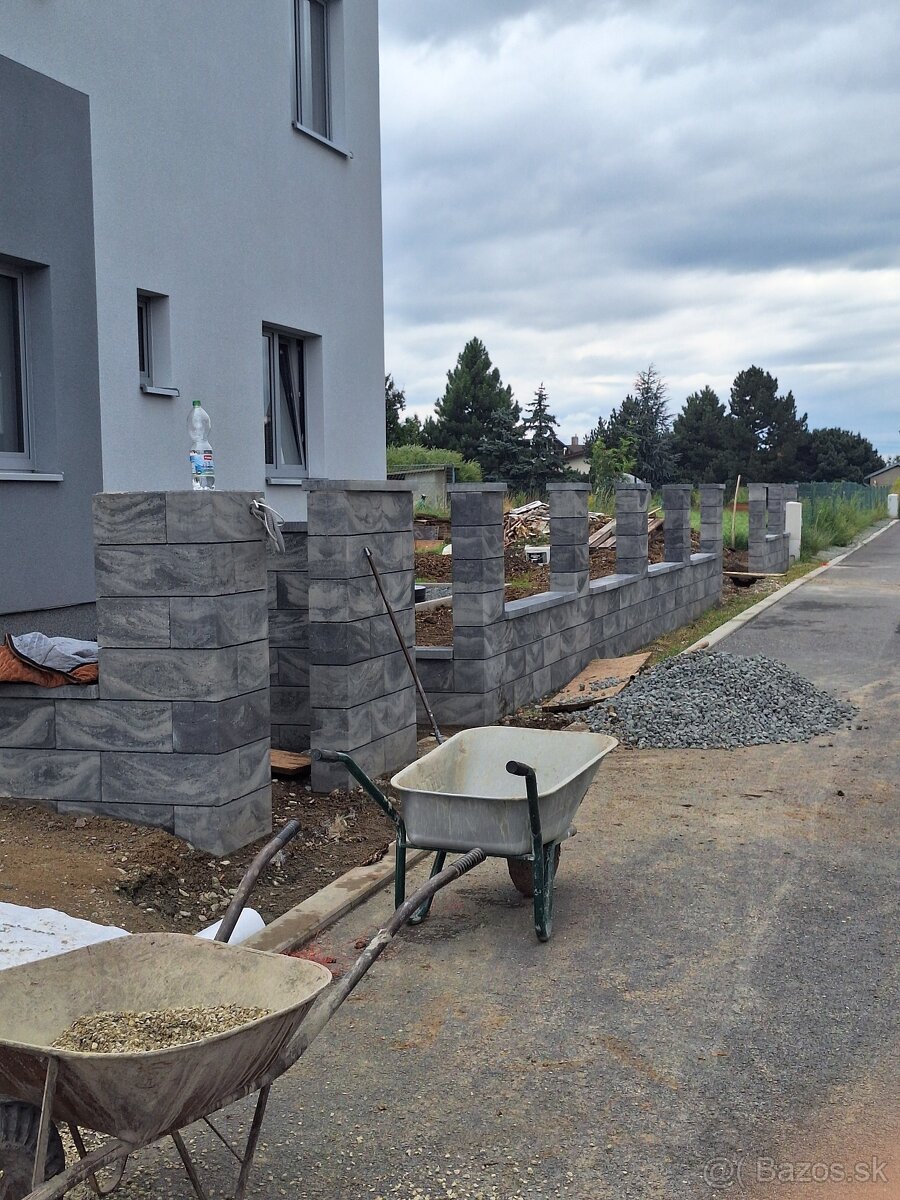 Oporné múry ploty - 12