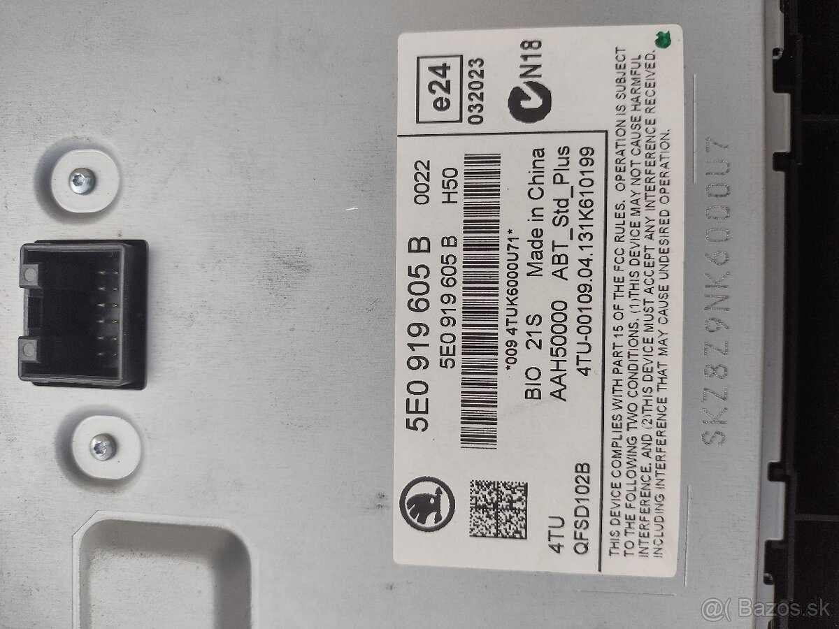 Autorádio -Navigacia Octavia 3 - 12