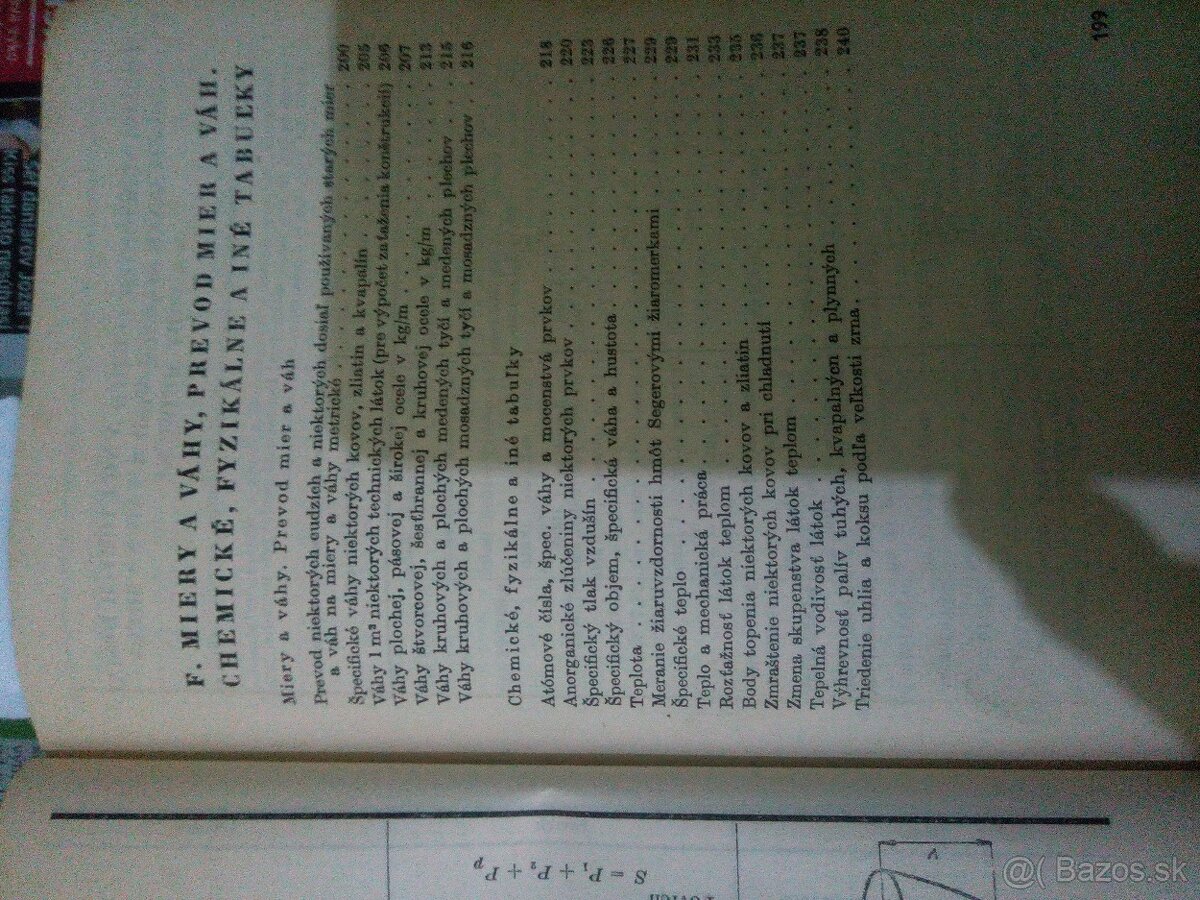 Technická príručka -tabulky r.1958 - 12