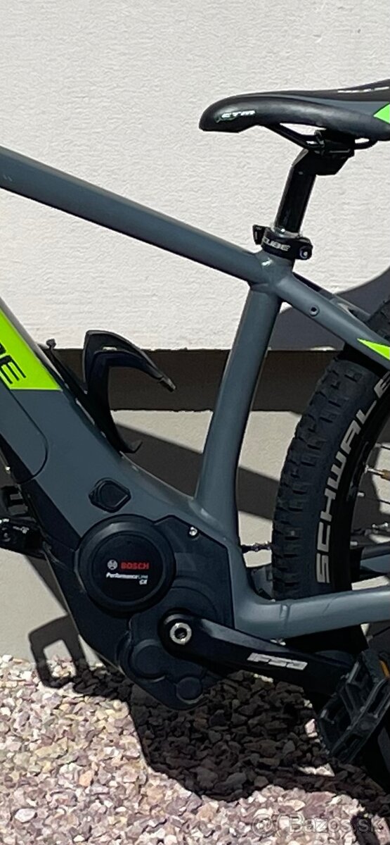 CUBE REACTION bateria 500-Velkost S GREY 27,5” pneu - 12