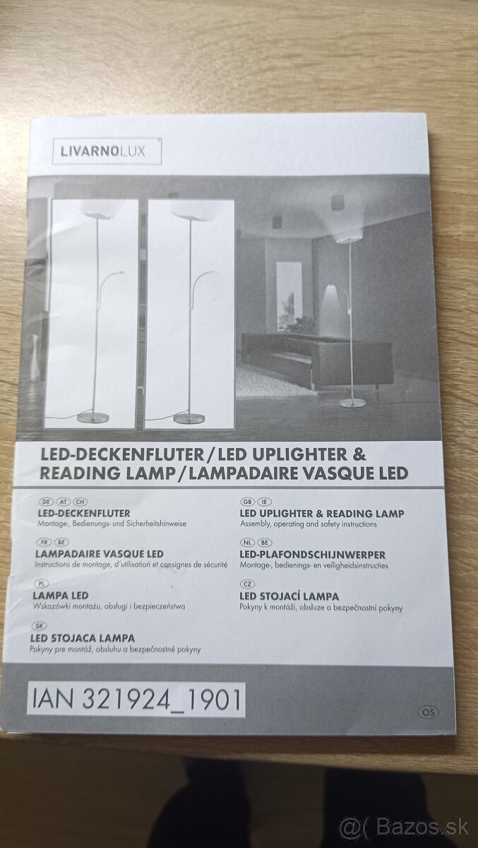 Stojacia LED lampa - 12