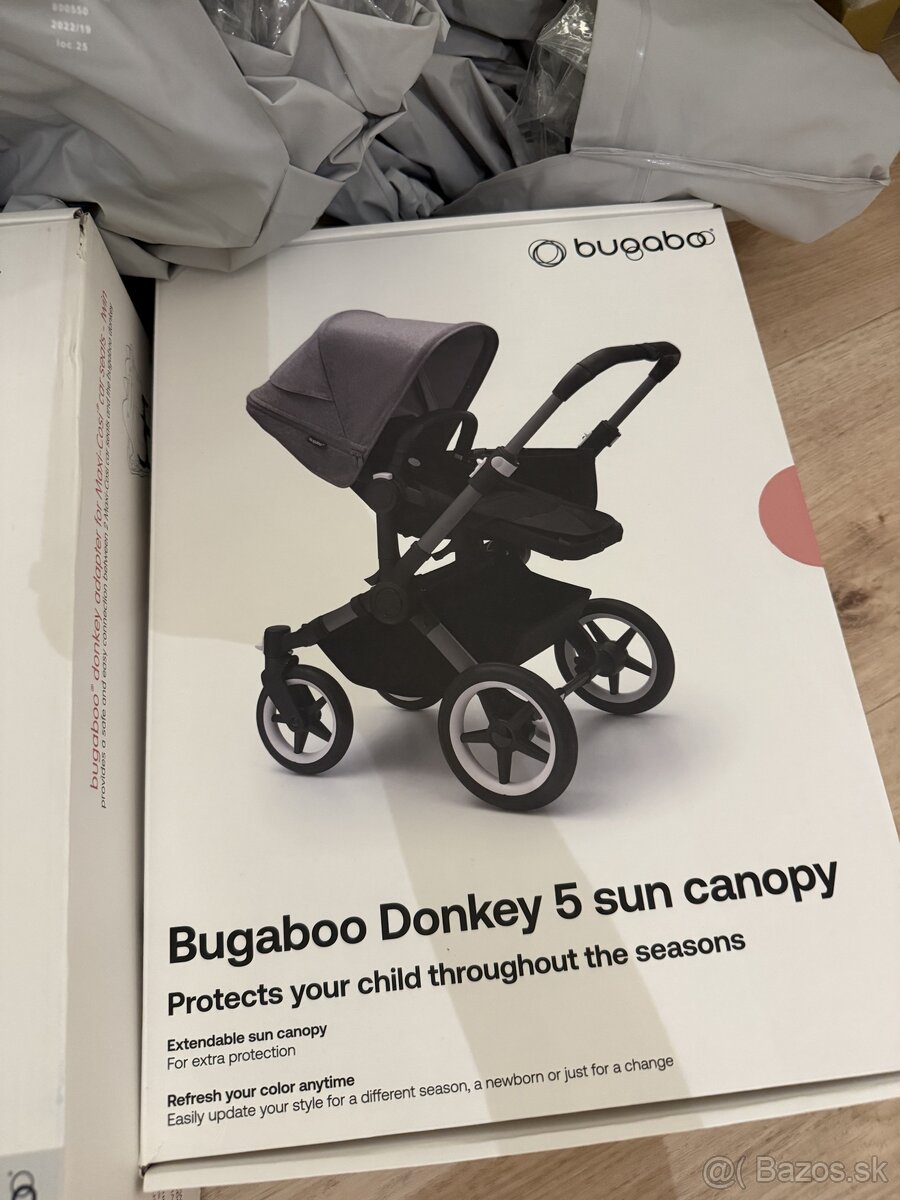 Bugaboo Donkey 5 Twin – komplet set a extre doplnky - 12