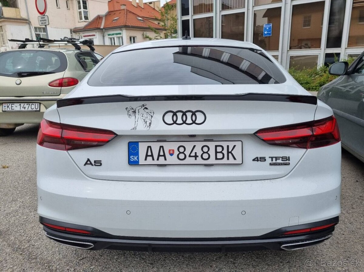 Spoiler kridlo lipko kufru AUDI A5 S5 RS5 model B9 - 12