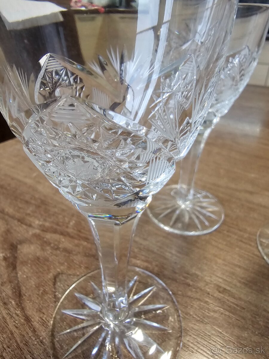 Brúsené sklo. Kryštál. - 12