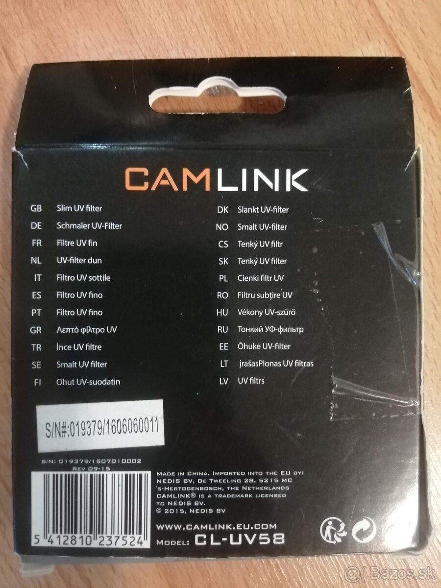 Nový UV filtr Camlink - 58 mm, Objektivy Tamron... - 12