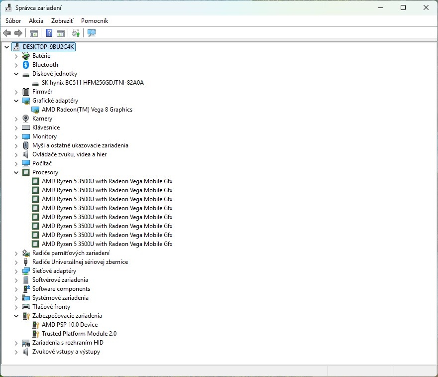 HP255 G7 /AMD Ryzen 5 3500U/8GB RAM/FHD/256GB SSD/Bat ok - 12