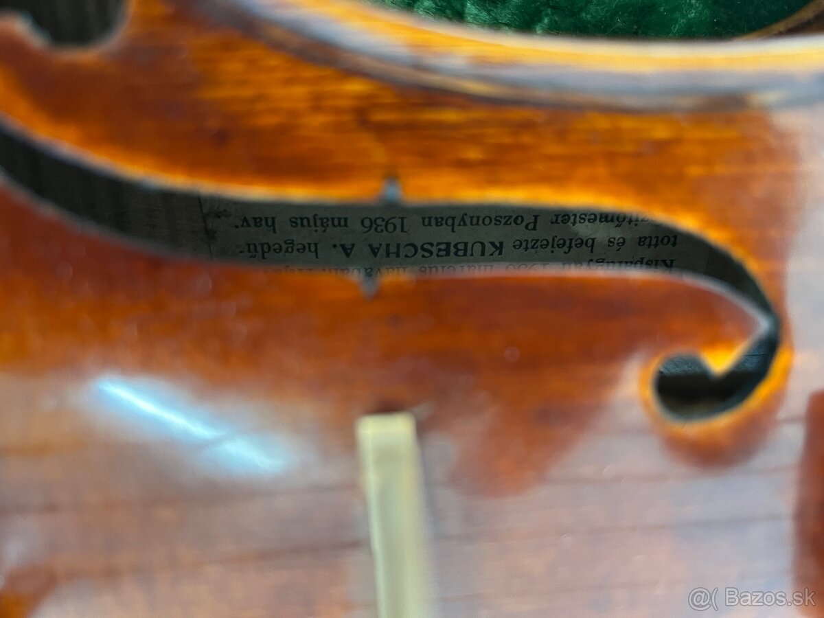 Majstrovské husle Kubescha Alojz - 12