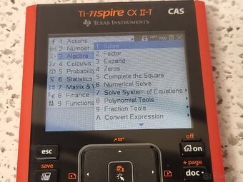 TI-Nspire CX II-T CAS 》Texas Instrument / Kalkulačka - 12