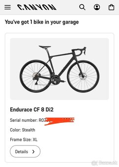 Canyon Endurance CF 8 Ultegra Di2 2024 - 12