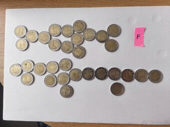 2 € pamätné mince z obehu Nemecko A,D,F,G,J - 12