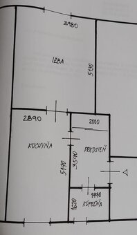 1i PRIESTRANNÝ BYT  ŽELEZNIČIARSKA 55,40 m2 - 12