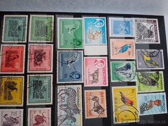 Známky v albume fauna - 12