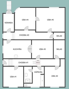 Rodinný dom s garážou a záhradou blízko pri Poprade - 12