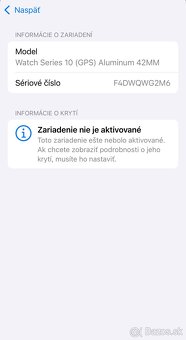 Apple Watch 10 42mm Silver GPS - nové rok záruka - 12
